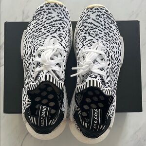 Adidas Primeknit Black and White Sneakers